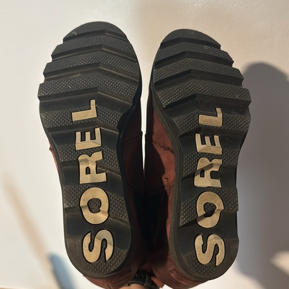 Sorel Joan of Arc Chelsea Wedge Boots, Booties, Brown, Size 8.5 - Picture 8 of 11